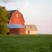 Farm with a Red Barn